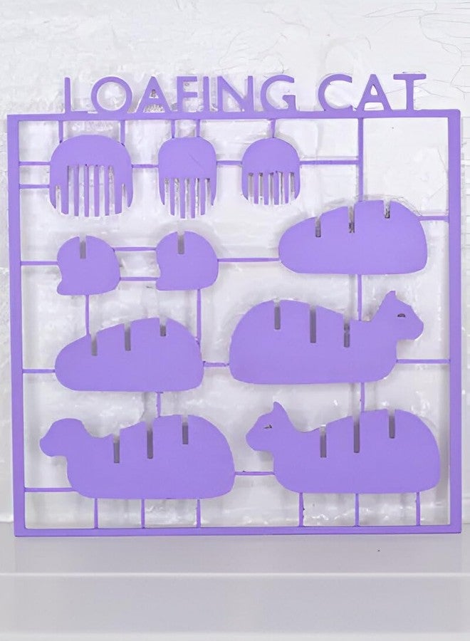 3D CRAFT Cat Puzzle Pieces, 5 Colourful Feline Silhouettes, Decorative Wall Art,Pack of 5,Multicolor,Figure Toy - Image 5